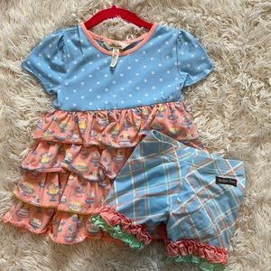 Matilda Jane - Tunic and shorts set -  Size 4
